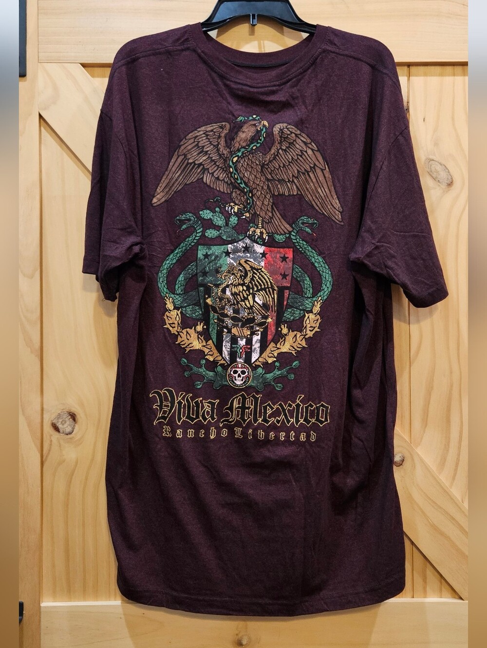 NWT | Freedom Ranch Viva Mexico Eagle & Snake Graphic T-Shirt | 3XL